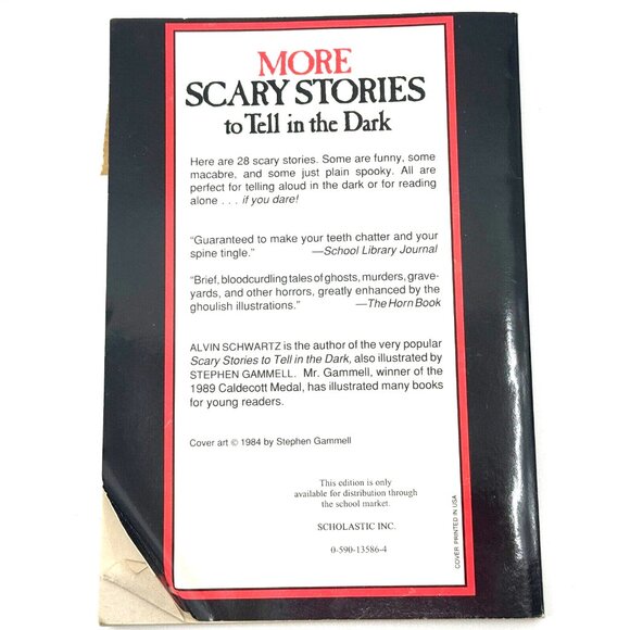 More Scary Stories to Tell in the Dark, Paperback by Schwartz, Alvin/0590135864 - Picture 2 of 8